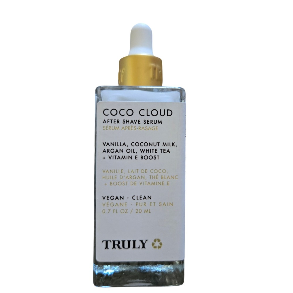 Truly Coco Glow Body Serum Gift Set Womens OS Pink Purple New Retinol Shave Bag - Picture 5 of 6